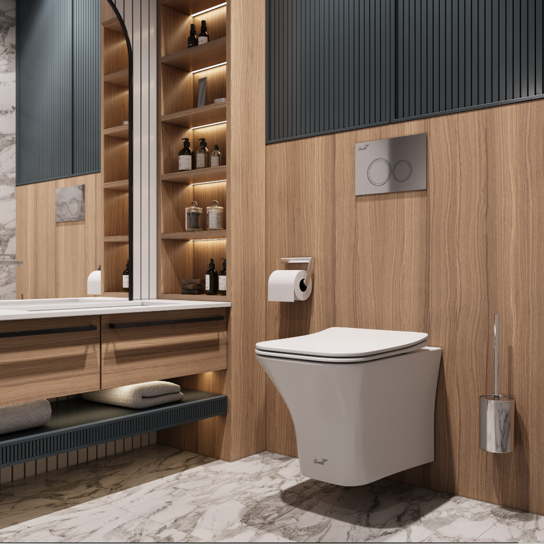 Унитаз подвесной Ceruttispa ВЕТТОРЕ (VETTORE) Aria MW CT9242 безободковый (480х340х350) белый матовый, ТЕРМООБЖИГ (не плёнка)