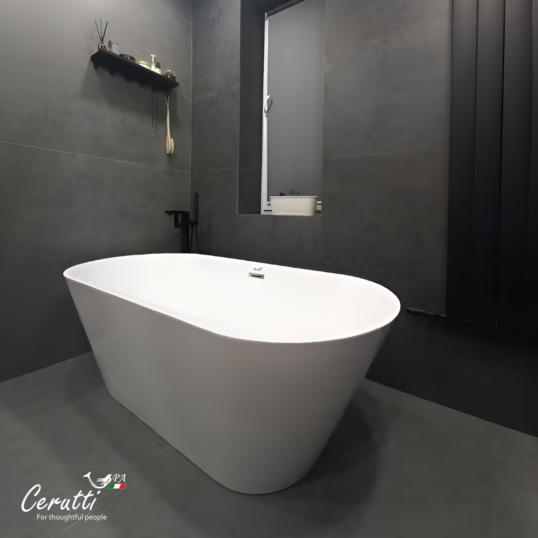 В проекте применена: Ванна акриловая RESIA170II, код товара:10519 