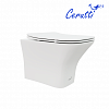 Унитаз подвесной Ceruttispa ВЕТТОРЕ (VETTORE) Aria MW CT9242 безободковый (480х340х350) белый матовый, ТЕРМООБЖИГ (не плёнка)