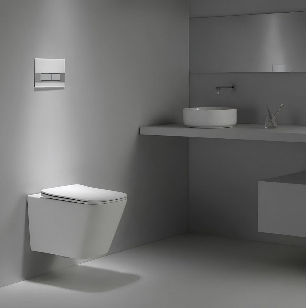 Унитаз подвесной Ceruttispa МАЙЕЛЛА (MAIELLA) Aria MW CT9164 (500х350х320) безободковый, белый матовый, ТЕРМООБЖИГ (не плёнка)