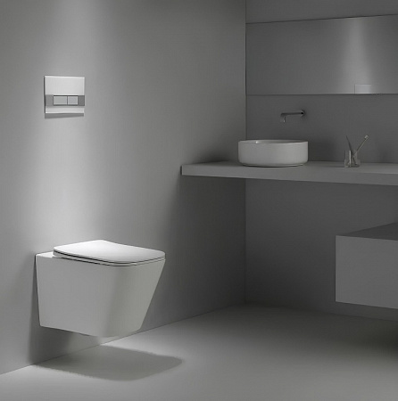 Унитаз подвесной Ceruttispa МАЙЕЛЛА (MAIELLA) Aria MW CT9164 (500х350х320) безободковый, белый матовый, ТЕРМООБЖИГ (не плёнка)