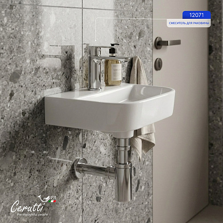 Раковина подвесная Ceruttispa CR1010A (320х220х85) белая, прямоугольная