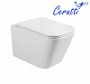 Унитаз подвесной Ceruttispa МАЙЕЛЛА (MAIELLA) Aria MW CT9164 (500х350х320) безободковый, белый матовый, ТЕРМООБЖИГ (не плёнка)