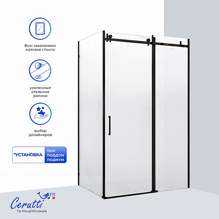 Душевое ограждение Ceruttispa ЧЕЗАС (CEZA'S) 120BF R (120x90x195)