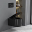 Унитаз подвесной Ceruttispa ТАНАРО (TANARO) Aria MB CT9238 безободковый (490х365х355) черный матовый, ТЕРМООБЖИГ (не плёнка)