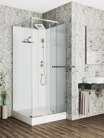 Душевая кабина Ceruttispa МИМИ (MIMI) 90T (90x90x215-225)