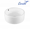 Раковина накладная Ceruttispa CR7022 (420х420х170) белая, круглая