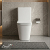 Унитаз напольный Ceruttispa АРНО (ARNO) CT7838 безободковый (620х345х800)