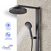 Душевая стойка Ceruttispa НЕВИО (NEVIO) цвет графит, с LED подсветкой