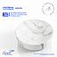 Раковина накладная Ceruttispa CR0098 (415х415х130) белый мрамор, круглая