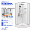 Душевая кабина Ceruttispa БЕРНИНА (BERNINA) 91 (90x90x200) с душевой системой ЛЕАНДРО (LEANDRO) 