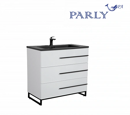 УЦЕНКА Комплект тумба напольная с раковиной PARLY Spa БЕЛЛА (BELLA) -T75 (750х480х775)