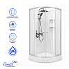 Душевая кабина Ceruttispa БЕРНИНА (BERNINA) 91 (90x90x200) с душевой системой ЛИВИО (LIVIO)
