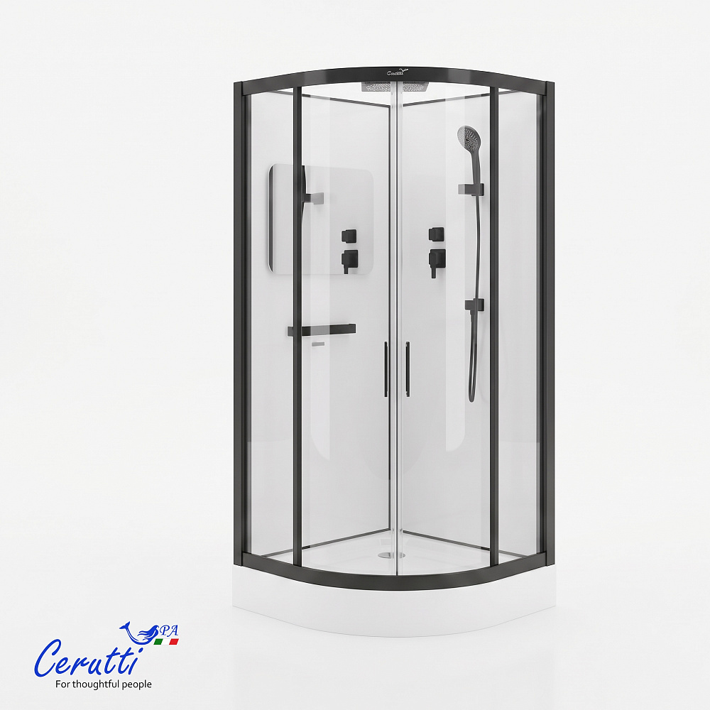 Душевая кабина Ceruttispa ВИВА (VIVA) 91B (90x90x215)