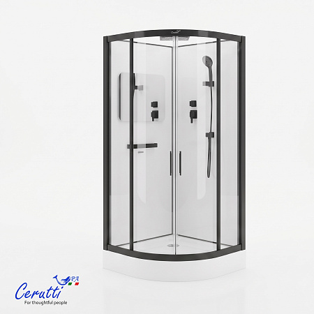 Душевая кабина Ceruttispa ВИВА (VIVA) 91B (90x90x215)