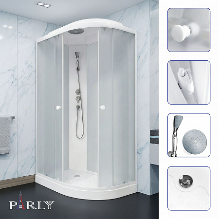 Душевая кабина PARLY EF1231L (120х80х210)