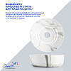 Раковина накладная Ceruttispa CR0098 (415х415х130) белый мрамор, круглая