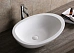 Раковина накладная Ceruttispa CR1005 (660х485х160) белая, асимметричный овал