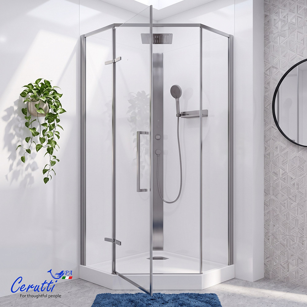 Душевая кабина Ceruttispa АМИ (AMI) P GG (90х90х215)