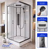 Душевая кабина Ceruttispa АМИ (AMI) Quadro GG (90х90х215)