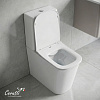 Унитаз напольный Ceruttispa АРНО (ARNO) CT7838 безободковый (620х345х800)