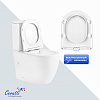 Унитаз напольный Ceruttispa ВИНС (VINCE) Tornado CT10373 безободковый (630х350х795) 