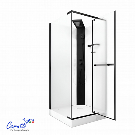 Душевая кабина Ceruttispa МИМИ (MIMI) 90BF (90x90x215-225) 
