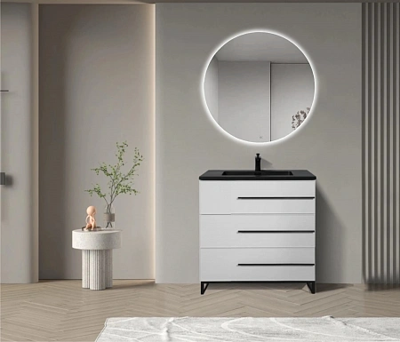 УЦЕНКА Комплект тумба напольная с раковиной PARLY Spa БЕЛЛА (BELLA) -T75 (750х480х775)