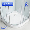 Душевая кабина Ceruttispa БЕРНИНА (BERNINA) 91 (90x90x200) с душевой системой АЛЬФИО (ALFIO)