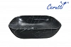Раковина накладная Ceruttispa CR8215MMB ( 455х320х135) мрамор матовый черный, прямоугольная