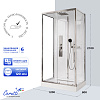 Душевая кабина Ceruttispa АМИ (AMI) 120GG (120x80x210)