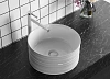 Раковина накладная Ceruttispa CR0051A (405х405х180) белая, круглая