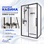 Душевая кабина Ceruttispa МАЙЕЛЛА (MAIELLA) 120GG (80х120x212) с душевой системой ЛИВИО (LIVIO)