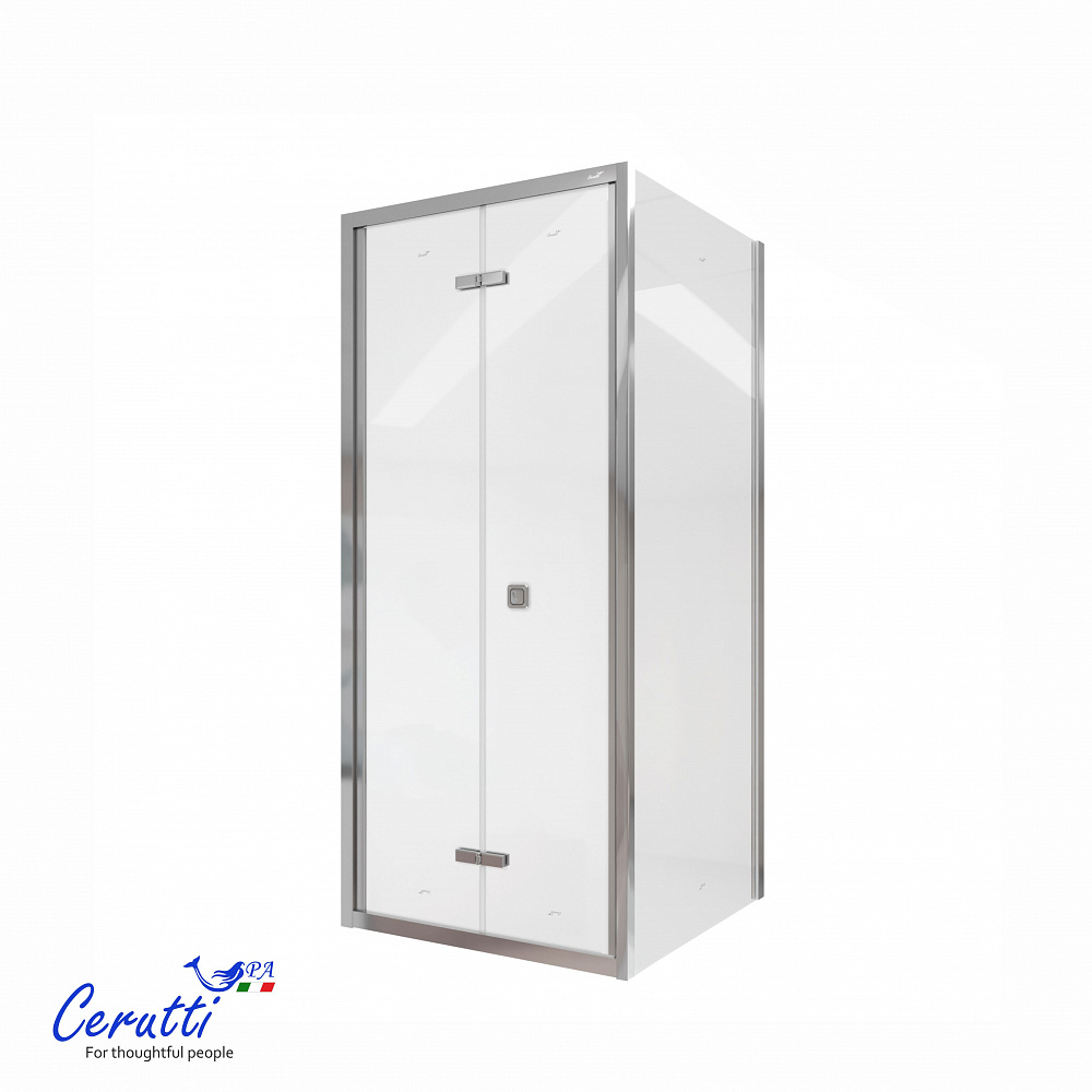 Душевое ограждение Ceruttispa БЕЛЛА (BELLA) ZQD91T, прозрачное стекло