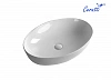 Раковина накладная Ceruttispa CR8023 (610х410х145) белая, овальная