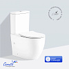 Унитаз напольный Ceruttispa ВИНС (VINCE) Tornado CT10373 безободковый (630х350х795) 