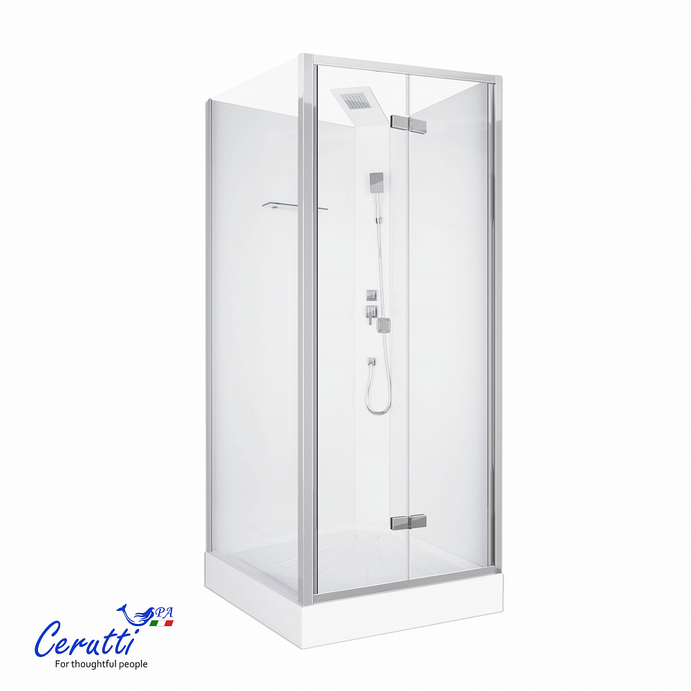 Душевая кабина Ceruttispa БЕЛЛА (BELLA) 90T (90x90x215-225)