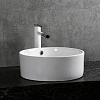 Раковина накладная Ceruttispa CR7022 (420х420х170) белая, круглая