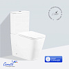 Унитаз напольный Ceruttispa МАНЛИО (MANLIO) Tornado CT10618 безободковый (630х350х805) 