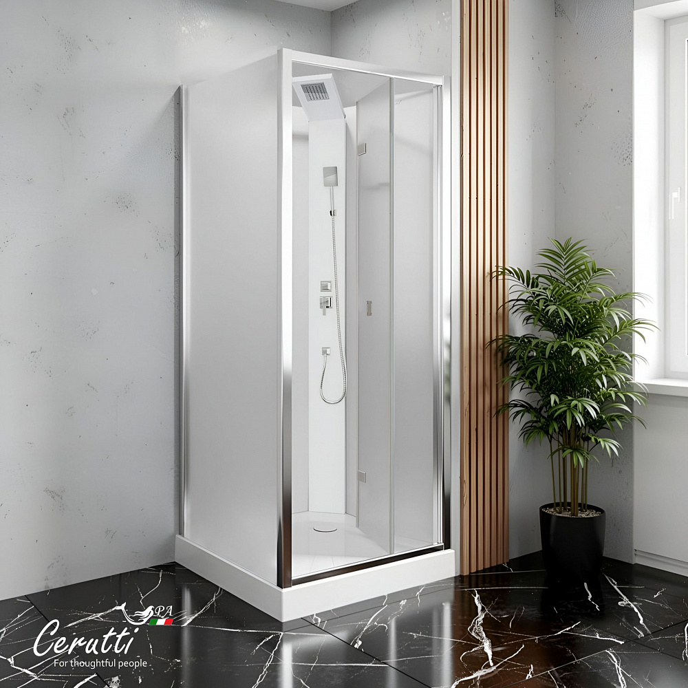 Душевая кабина Ceruttispa БЕЛЛА (BELLA) 90F (90x90x215-225)