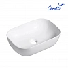 Раковина накладная Ceruttispa CR0078 (505х400х140) белая, прямоугольная