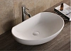 Раковина накладная Ceruttispa CR7074 (610х410х160) белая, асимметричная