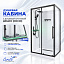 Душевая кабина Ceruttispa МАЙЕЛЛА (MAIELLA) 120GG (80х120x212) с душевой системой ДЕЦИО (DECIO)