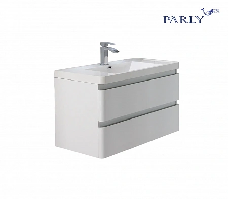 Комплект тумба подвесная с раковиной PARLY Spa ГУЧЧИ (Gucci) 80 (800х420х550)