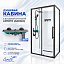 Душевая кабина Ceruttispa МАЙЕЛЛА (MAIELLA) 120GG (80х120x212) с душевой системой АРРИГО (ARRIGO)