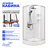 Душевая кабина Ceruttispa БЕРНИНА (BERNINA) 91 (90x90x200) с душевой системой ЛОРЕТО (LORETO)