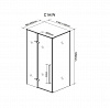 Душевое ограждение Ceruttispa C1A (120x90x195)
