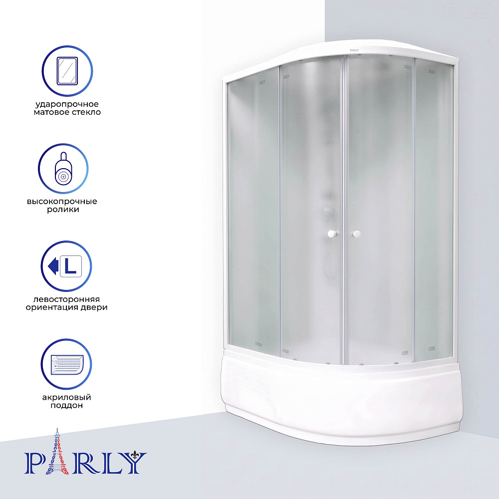 Душевая кабина PARLY EF1221L (120х80х215)
