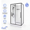 Душевая кабина Ceruttispa МАЙЕЛЛА (MAIELLA) 120GG (80х120x212) с душевой системой АЛЬФИО (ALFIO)