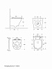 Унитаз подвесной N/N12148 безободковый (490х340х360)